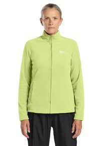 Jack Wolfskin Damen Fleecejacke "TAUNUS", grün, sportlich, Gr. XS, Fleece, Obermaterial: 100% Polyester, Jacken, leichter, dehnbarer, atmungsaktiver