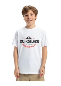 Quiksilver Kinder Shirttop "Ev Typed Out", weiß, Gr. 16, [Hauptstoff] 100% Baumwolle, Tops
