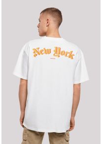 F4NT4STIC Herren T-Shirt "New York Orange OVERSIZE TEE", weiß, casual, Gr. 4XL, Obermaterial: 100% Baumwolle, Shirts, Print