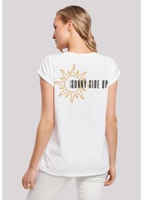 F4NT4STIC Damen T-Shirt "Sunny side up", weiß, casual, Gr. XL, Obermaterial: 100% Baumwolle, Shirts, Print