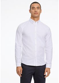 LINDBERGH Herren Businesshemd "LINDBERGH Oxford-Hemd", weiß, Gr. XXL, Oberstoff: 97% Baumwolle, 3% Elasthan, Hemden
