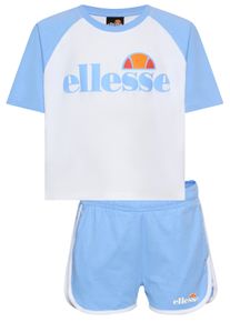 Ellesse Kinder T-Shirt & Shorts, weiß, Gr. 152, Obermaterial: 100% Baumwolle, KOB Set-Artikel, für Kinder
