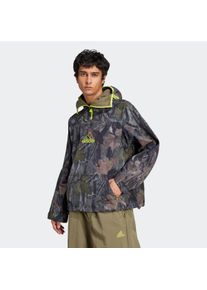 Herren Outdoorjacke "CAMO JACKET Q1", grün, sportlich, Gr. XL, adidas originals, Obermaterial: 100% Polyamid, Jacken