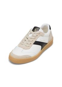 Marc O'Polo MARC O'POLO Damen Sneaker "aus edlem Rindleder", Gr. 38, weiß, Obermaterial: 100% Leder (Rind), unifarben, Schuhe