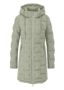 s.Oliver Damen Wintermantel, grün, casual, Gr. 44, unifarben, Web, Obermaterial: 100% Polyester. Futter: 100% Polyester, Mäntel, gesteppt, mit Kapuze