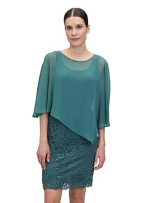 Vera Mont Damen Cocktailkleid "Vera Mont Cocktailkleid mit Spitze", grün, festlich, Gr. 40, Chiffon, Spitze, Obermaterial: 90% Polyamid, 10%