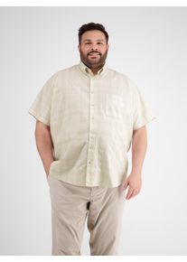 Lerros Herren Kurzarmhemd "Lerros", weiß, Gr. 4XL, 100% Baumwolle, Hemden