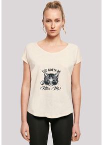 F4NT4STIC Damen T-Shirt "Kätzchen You Gotta Be Kitten Me", weiß, casual, Gr. XXL, Obermaterial: 100% Baumwolle, Shirts, Premium Qualität