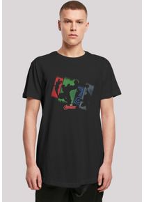 F4NT4STIC Herren T-Shirt "Marvel Superhelden Avengers Team Punch Out", schwarz, casual, Gr. XXL, Obermaterial: 100% Baumwolle, Shirts, Herren,Premium