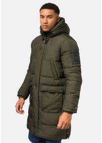 STONE HARBOUR Herren Wintermantel "Beviis", grün, modisch, Gr. S, Obermaterial: 100% Polyester, Futter: 100% Polyester, Wattierung: 100% Polyester,