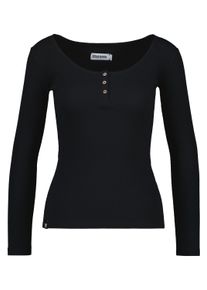 alife and kickin ALIFE & KICKIN Damen Langarmshirt "Damen MaritAK A", schwarz, Gr. XS, 95% Baumwolle 5% Elastan, Shirts