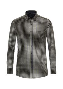 Casamoda Herren Langarmhemd "Casamoda Freizeithemd kariert", grün, Gr. XXL, kariert, 100% Baumwolle, Hemden
