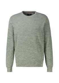 Lerros Herren Strickpullover "Lerros Strickpullover in Melangeoptik", grün, Gr. S, 100% Baumwolle, Pullover