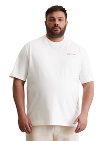 Marc O'Polo MARC O'POLO Herren T-Shirt "mit Rückenprint", weiß, Basic, Gr. XXXL, unifarben, Obermaterial: 100% Baumwolle, Shirts
