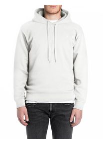 Replay Herren Kapuzensweatshirt, weiß, casual, Gr. XXL, unifarben, Sweatware, Obermaterial: 80% Baumwolle, 20% Polyester, Sweatshirts