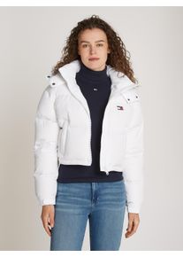 Tommy Jeans Damen Steppjacke "TJW CRP ALASKA PUFFER", weiß, casual, Gr. L, unifarben, Web, Obermaterial: 100% Polyester. Futter: 100% Polyester,