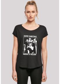 F4NT4STIC Damen T-Shirt "Every Fairy Tale Needs A Villain", schwarz, casual, Gr. XL, Obermaterial: 100% Baumwolle, Shirts, Print