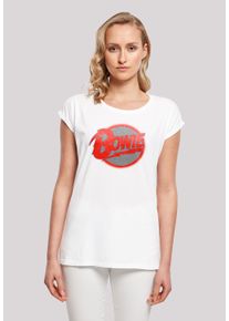 F4NT4STIC Damen T-Shirt "David Bowie Diamond Dogs", weiß, casual, Gr. XXL, Obermaterial: 100% Baumwolle, Shirts, Print