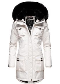 Navahoo Damen Wintermantel "Tiniis", weiß, modisch, Gr. S, Oberstoff: 56% Nylon, 44% Polyester, Futter: 100% Polyester, Wattierung: 100% Polyester,