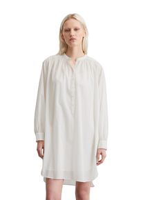 Marc O'Polo MARC O'POLO Damen Hemdblusenkleid "aus leichtem Baumwoll-Voile", weiß, Gr. 44, unifarben, Obermaterial: 100% Baumwolle; Futter: 100% Modal, Kleider