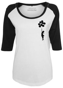 Merchcode Herren Kurzarmshirt "Merchcode Damen", weiß, casual, Gr. XS, bedruckt, 100% Baumwolle, Shirts