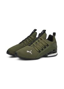 Puma Laufschuh "Axelion Refresh Laufschuhe Herren", Gr. 41, grün, Obermaterial: Textil, Synthetik; Futter: Textil; Innensohle: Textil; Laufsohle: