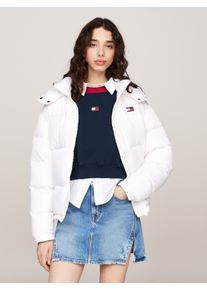 Tommy Jeans Damen Steppjacke "TJW ALASKA PUFFER EXT", weiß, casual, Gr. XS, unifarben, Web, Obermaterial: 100% Polyester. Futter: 100% Polyester,