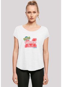 F4NT4STIC Damen T-Shirt "Sex Education Moordale M Collage Netflix TV Series", weiß, casual, Gr. M, Obermaterial: 100% Baumwolle, Shirts, Premium