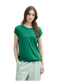 Damen T-Shirt, grün, casual, Gr. XS, Tom Tailor Denim, Jersey, Obermaterial: 73% Viskose, 27% Polyester, Shirts, mit Rundhalsausschnitt