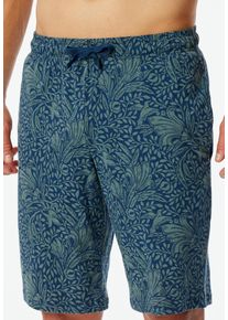 Schiesser Herren Bermudas ""Mix+Relax"", Gr. 50, grün, Single Jersey, Obermaterial: 100% Baumwolle, kariert, casual, Hosen, mit seitlichen Taschen