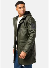 STONE HARBOUR Herren Regenmantel "Verdaan", grün, sportlich, Gr. XXL, Obermaterial: 70% Polyester, 30% Polyurethan, Futter: 100% Polyester,