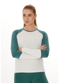 Endurance Damen Langarmshirt "Abbye", grün, casual, Gr. 44, unifarben, 95% Viskose, 5% Elasthan, Shirts, mit praktischer Quick Dry-Funktion
