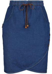 alife and kickin ALIFE & KICKIN Damen Sommerrock "Damen LucyAK DNM A", blau, Gr. XS, 95% Baumwolle 5% Elasthan, Röcke