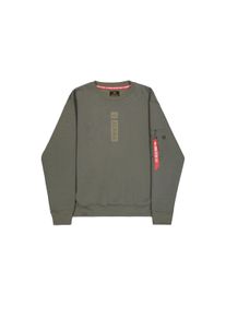 Herren Sweater "Alpha Industries Men - Sweatshirts Alpha PP Sweatshirt", grün, Gr. XXL, Alpha Industries, Obermaterial: 80% Baumwolle, 20% Polyester,