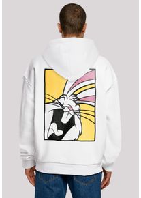 F4NT4STIC Herren Kapuzenpullover "Looney Tunes Bugs Bunny", weiß, casual, Gr. XL, Obermaterial: 100% Baumwolle, Pullover, Print
