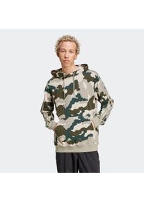 Herren Kapuzensweatshirt "M CAMO HD", grün, sportlich, Gr. M, adidas Sportswear, Obermaterial: 70% Baumwolle, 30% Polyester, Sweatshirts