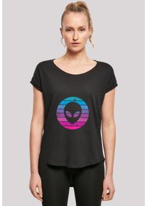 F4NT4STIC Damen T-Shirt "Alien Kopf", schwarz, casual, Gr. XS, Obermaterial: 100% Baumwolle, Shirts, Premium Qualität