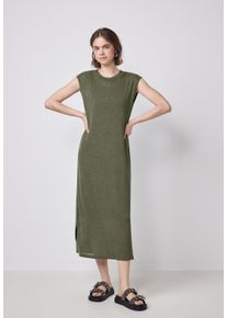 Damen Strickkleidperidot grün, casual, Gr. 44, STREET ONE STUDIO, unifarben, Stoff, 81% Polyester, 14% Viskose, 5% Elasthan, Kleider, mit