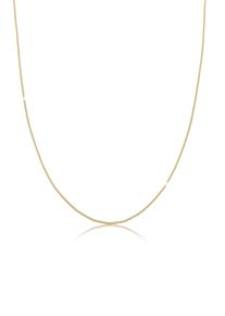 Elli Damen Kette ohne Anhänger "Venezianerkette Basic 925 Sterling Silber", 60, ohne Stein, Silber 925 (Sterlingsilber), L: 45cm, gold, Silber 925