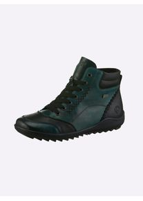Remonte Damen Stiefelette, Gr. 40, grün, Synthetik, Glattleder, sportlich, Schuhe