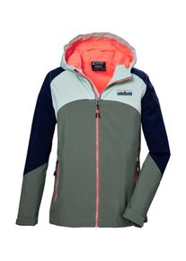 Killtec Kinder Funktionsjacke "KOS 150 GRLS JCKT", grün, sportlich, Gr. 164, Oberstoff: 100% Polyester, Futter: 100% Polyester, Jacken, Wind- und