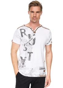 Rusty Neal Herren T-Shirt, weiß, Gr. XL, bedruckt, 100% Baumwolle, Shirts, im Used-Look