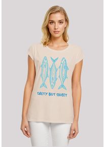 F4NT4STIC Damen T-Shirt "Salty But Sweet", weiß, casual, Gr. XXL, Obermaterial: 100% Baumwolle, Shirts, Premium Qualität