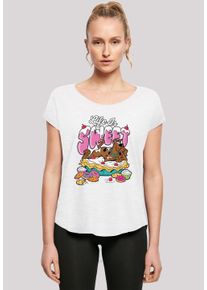 F4NT4STIC Damen T-Shirt "Scooby Doo Life Is Sweet", weiß, casual, Gr. XL, Obermaterial: 100% Baumwolle, Shirts, Damen,Premium
