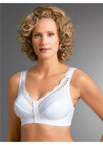 Damen Bügelloser BH, Swegmark of Sweden, Gr. 125, weiß, 55% Polyester, 45% Baumwolle, BHs