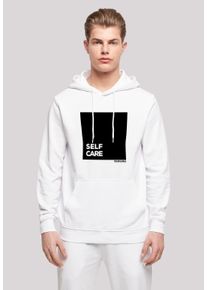 F4NT4STIC Herren Kapuzenpullover "SELF CARE HOODIE", weiß, casual, Gr. XS, Obermaterial: 50% Baumwolle, 50% Polyester, Pullover, Print