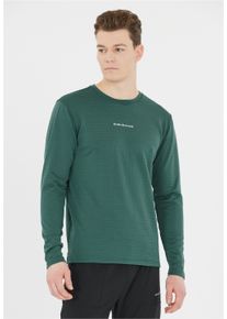 Endurance Herren Langarmshirt "Toko", grün, sportlich, Gr. XXL, unifarben, 90% Polyester, 10% Elasthan, Shirts, in dehnbarer Qualität dank