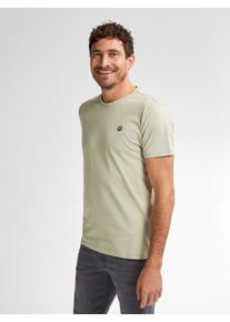 Herren Rundhalsshirt, grün, casual, Gr. XXL, PETROL INDUSTRIES, unifarben, Jersey, Obermaterial: 100% Baumwolle, Shirts, mit Logo Stickerei