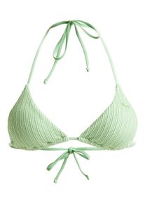 Roxy Damen Triangel-Bikini-Top "Aruba", grün, Gr. XL, 92% Polyester, 8% Elasthan, Bikini-Oberteile