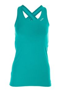 WINSHAPE Damen Sporttop "Tanktop WVR32", grün, Gr. XS, 90% Baumwolle, 10% Elasthan, Tops, Drop Back Design